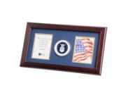 U.S. Air Force Medallion 4 Inch by 6 Inch Double Picture Frame