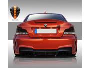 2011 2013 BMW 1 Series M Coupe E82 2DR Eros Version 1 Rear Diffuser 1 Piece