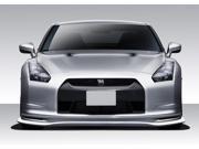 2009 2011 Nissan GTR R35 Eros Version 5 Front Lip Under Spoiler Air Dam 1 Piece