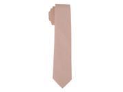 Cuckold in Croatia Solid Beige Chambray Skinny Tie