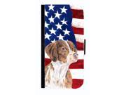 USA American Flag with Brittany Cell Phonebook Cell Phone case Cover for GALAXY 4S