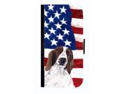 USA American Flag with Welsh Springer Spaniel Cell Phone case Cover for GALAXY S3