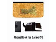 Pineapple Cell Phonebook Cell Phone case Cover for GALAXY S3 8654