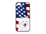 USA American Flag with American Eskimo Cell Phone Cover IPHONE 5