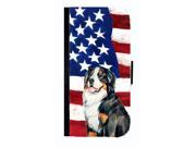 USA American Flag Bernese Mountain Dog Cell Phonebook Cell Phone Cover for GALAXY S3