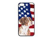 USA American Flag with Brittany Cell Phone Cover IPHONE 4
