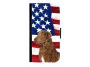 USA American Flag with Curly Coated Retriever Cell Phone case Cover for GALAXY 4S