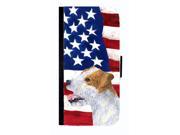 USA American Flag with Jack Russell Terrier Cell Phone case for IPHONE 5 or 5S