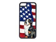 USA American Flag with Bernese Mountain Dog Cell Phone Cover IPHONE 5C