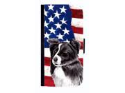 USA American Flag with Border Collie Cell Phone case Cover for IPHONE 5 or 5S