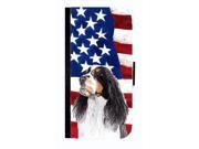 USA American Flag with Springer Spaniel Cell Phone case Cover for IPHONE 4 or 4S