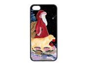 Santa Claus with Golden Retriever Cell Phone Cover IPHONE 5