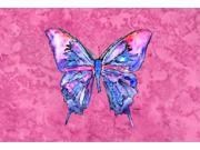 Butterfly on Pink Fabric Placemat