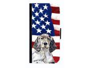 USA American Flag with English Setter Cell Phonebook Cell Phone case Cover for GALAXY S3