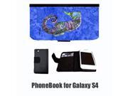 Seahorse Purple and Blue Cell Phonebook Cell Phone case Cover for GALAXY 4S 8639