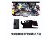 Fish and Beers from New Orleans Cell Phonebook case Cover for IPHONE 4 or 4S