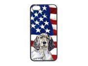 USA American Flag with English Setter Cell Phone Cover IPHONE 4