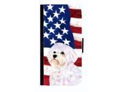 USA American Flag with Maltese Cell Phonebook Cell Phone case Cover for GALAXY 4S
