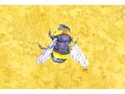Bee on Yellow Fabric Placemat