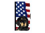 USA American Flag with Gordon Setter Cell Phone case Cover for IPHONE 4 or 4S