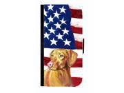 USA American Flag with Vizsla Cell Phonebook Cell Phone case Cover for IPHONE 4 or 4S