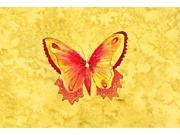 Butterfly on Yellow Fabric Placemat