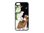 Snowman with English Springer Spaniel Cell Phone Cover IPHONE 5