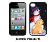 Snowman with Chow Chow Cell Phone cover IPHONE4