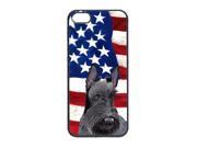 USA American Flag with Scottish Terrier Cell Phone Cover IPHONE 4