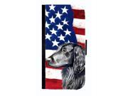 USA American Flag Flat Coated Retriever Cell Phonebook Cell Phone Cover for GALAXY S3