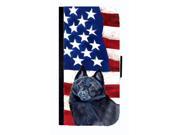 USA American Flag with Schipperke Cell Phonebook Cell Phone case Cover for GALAXY 4S
