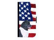 USA American Flag with Akita Cell Phonebook Cell Phone case Cover for IPHONE 5 or 5S