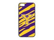 Tiger Stripe Purple Gold Letter Y Monogram Initial Cell Phone Cover IPHONE 5