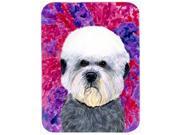 Dandie Dinmont Terrier Glass Cutting Board Large