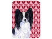 Papillon Hearts Love and Valentine s Day Portrait Glass Cutting Board Large