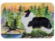 Collie Glass Cutting Board Large