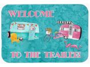 Welcome to the trailer Glass Cutting Board Large