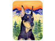 Doberman Glass Cutting Board Large