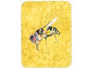 Bee on Yellow Glass Cutting Board Large