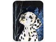 Starry Night Dalmatian Glass Cutting Board Large