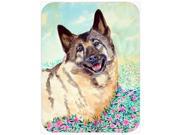 Norwegian Elkhound Glass Cutting Board Large