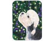 Dandie Dinmont Terrier Glass Cutting Board Large