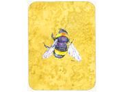 Bee on Yellow Glass Cutting Board Large