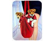 Jack Russell Terrier Glass Cutting Board Large