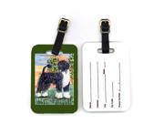 Pair of 2 Portuguese Water Dog Luggage Tags