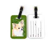 Pair of 2 Chihuahua Luggage Tags