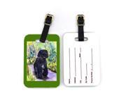 Pair of 2 Portuguese Water Dog Luggage Tags