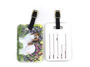 Pair of 2 Papillon Luggage Tags