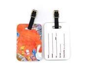 Pair of 2 Cat Luggage Tags