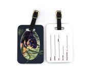 Pair of 2 Rottweiler Luggage Tags